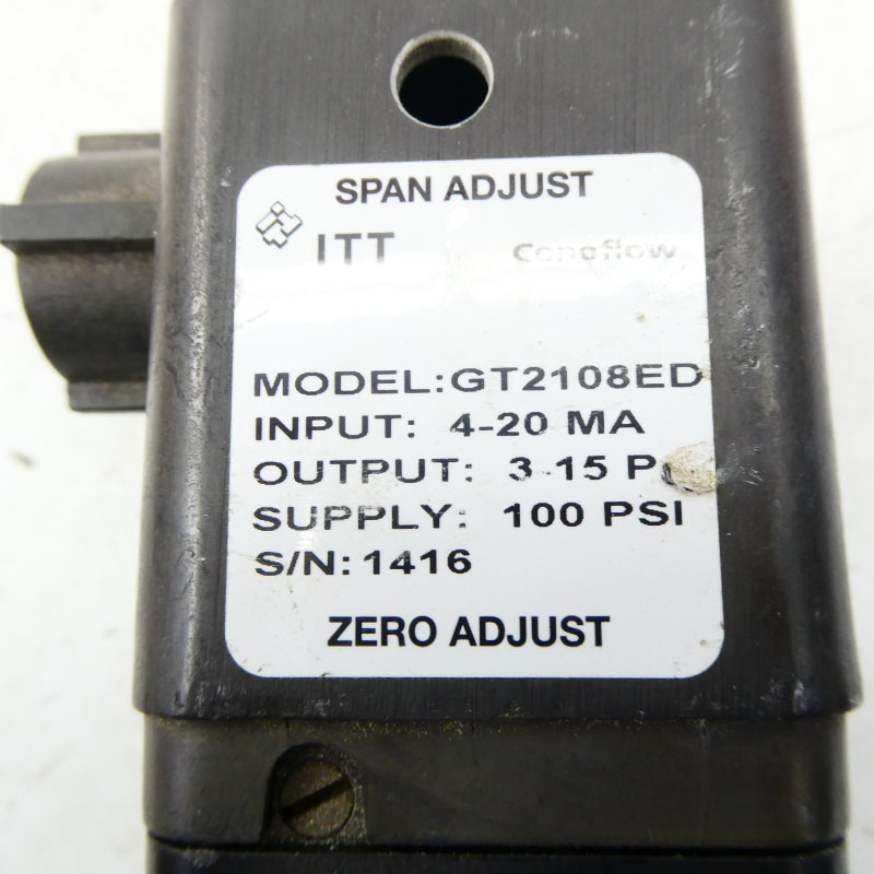 ITT GT2108ED 100PSI (AS PICTURED) NSNP