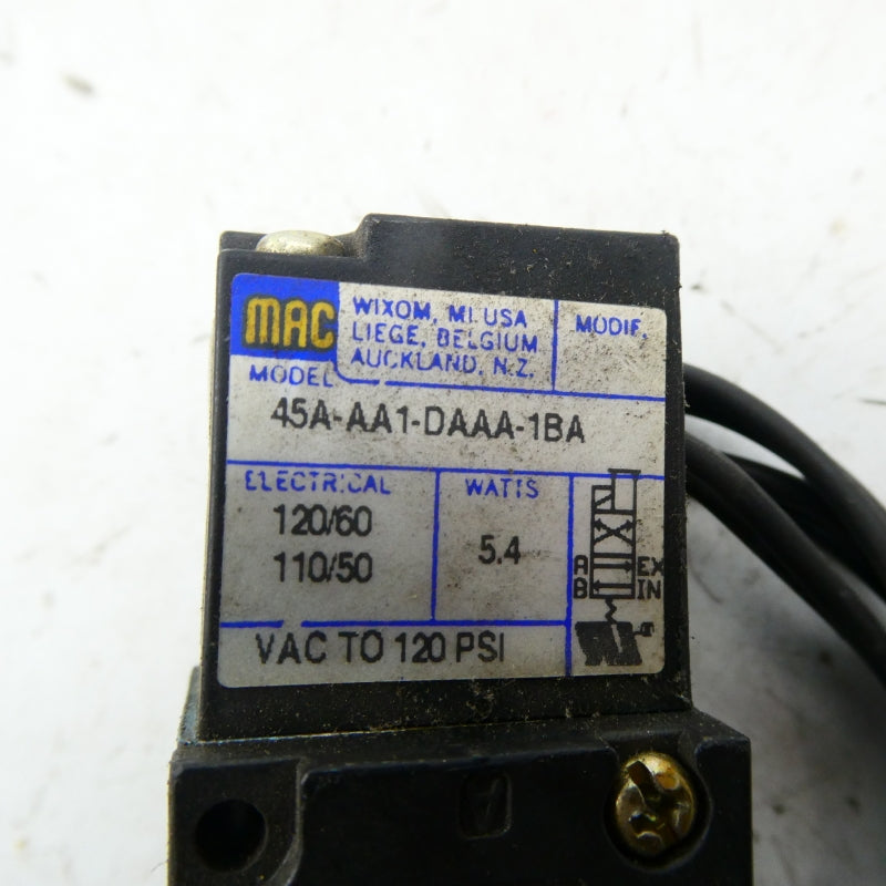 MAC 45A-AA1-DAAA-1BA 110/120V 120PSI NSNP