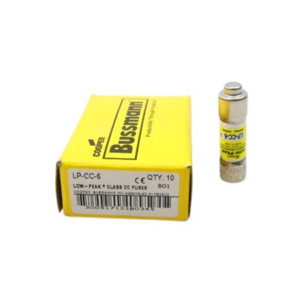 BUSSMANN LP-CC-6 500VAC 6A (PKG OF 10) NSMP