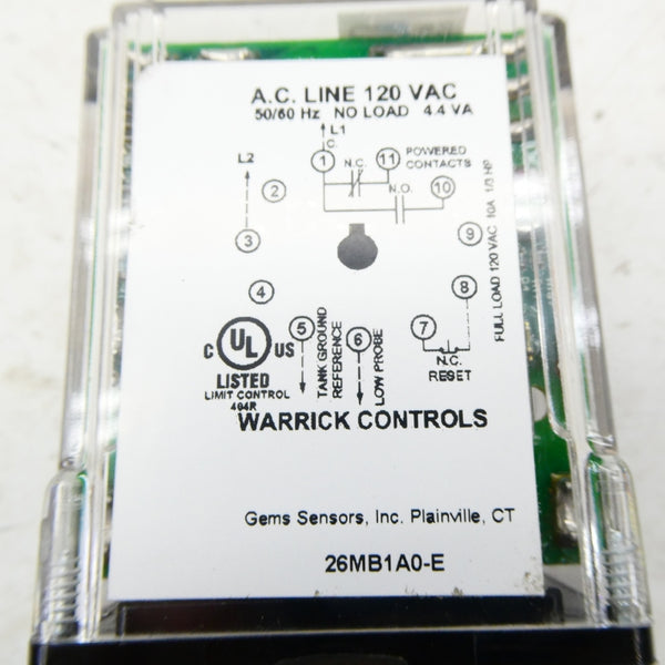 WARRICK CONTROLS 26MB1A0-E 120VAC NSNP