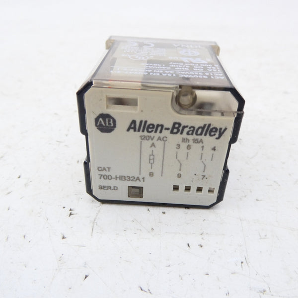 ALLEN BRADLEY 700-HB32A1 SER. D 120VAC 15A NSNP