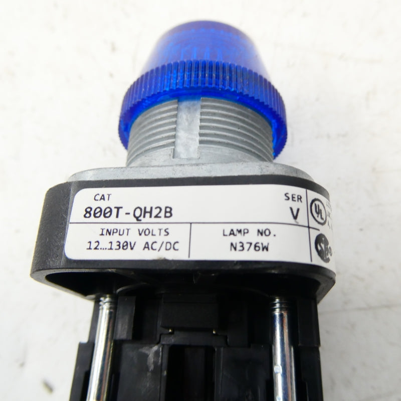 ALLEN BRADLEY 800T-QH2B SER. V 12-130VAC/DC NSNP