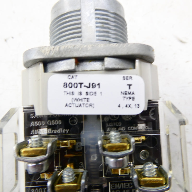 ALLEN BRADLEY 800T-J91 SER. T (AS PICTURED2) NSNP