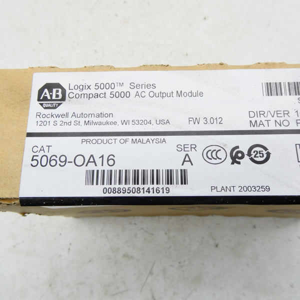 ALLEN BRADLEY 5069-OA16 SER. A F/W 3.012 NSFS