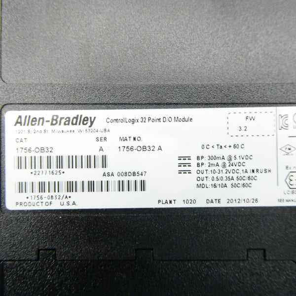 ALLEN BRADLEY 1756-OB32 SER. A F/W 3.2 NSMP