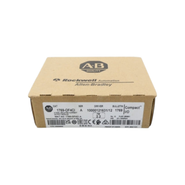 ALLEN BRADLEY 1769-OF4CI SER. A F/W 2.2 DATE: 2022 NSFS