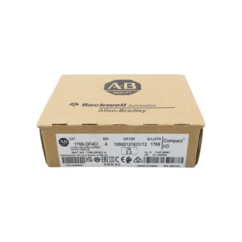ALLEN BRADLEY 1769-OF4CI SER. A F/W 2.2 DATE: 2022 NSFS