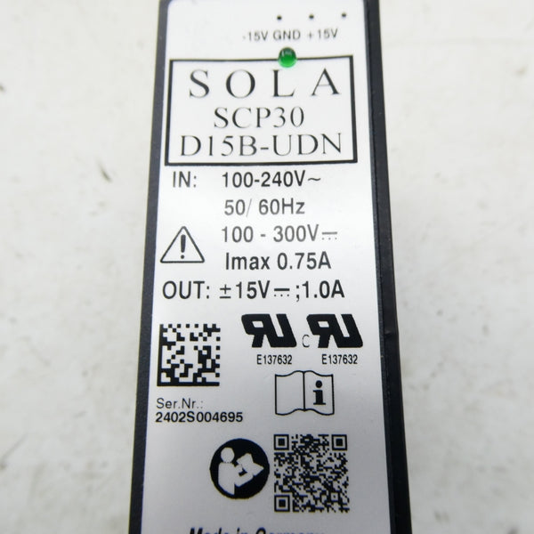 EMERSON SCP30D15B-UDN 100-240V 0.75A NSMP