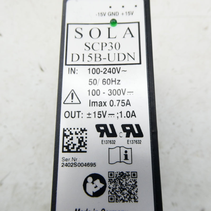 EMERSON SCP30D15B-UDN 100-240V 0.75A NSMP