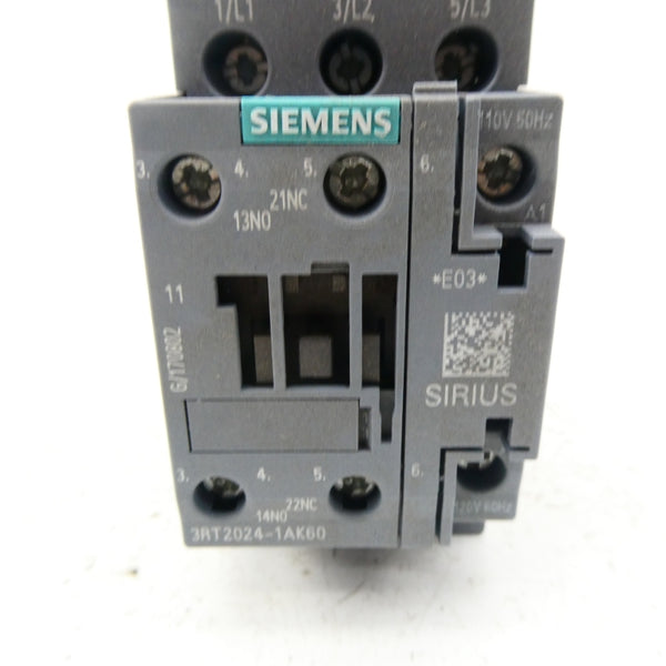 SIEMENS 3RT2024-1AK60 110/120V NSMP