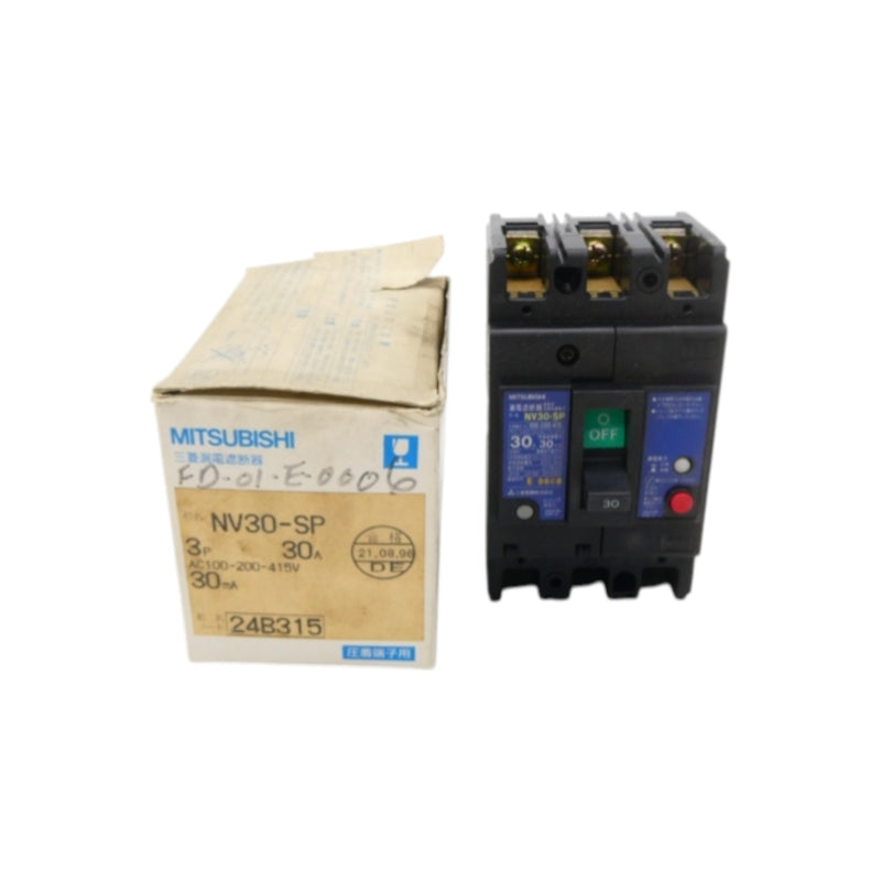 MITSUBISHI NV30-SP-3P-30A 100-200-415VAC 30A NSMP