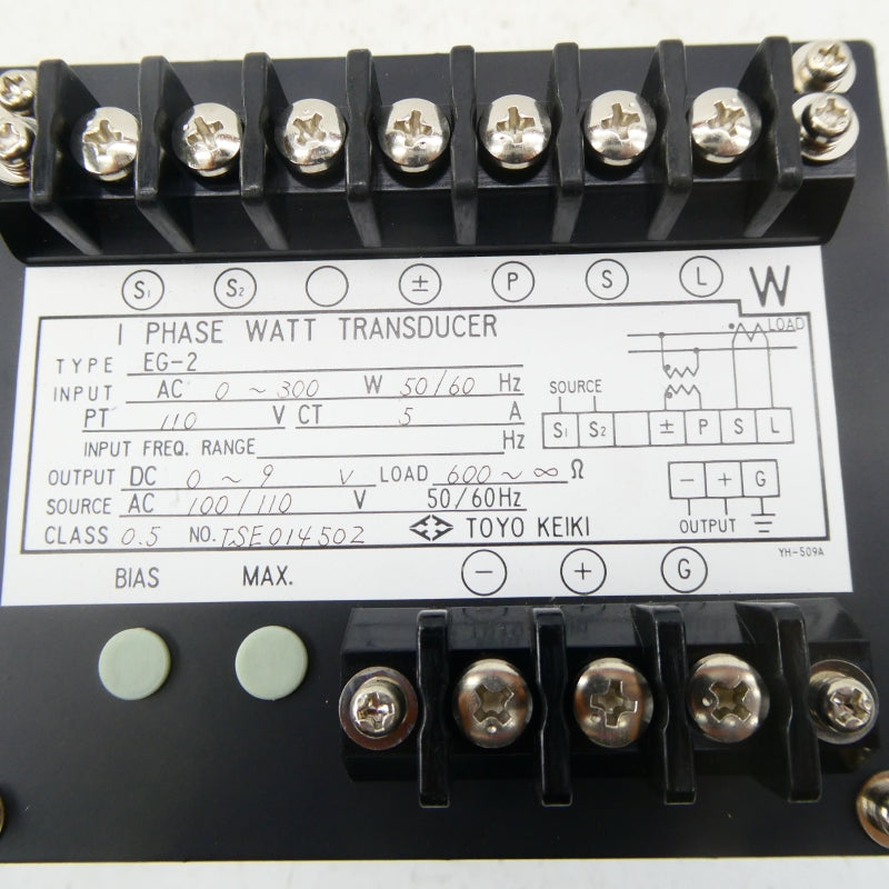 TOYO KEIKI EG-2 100/110VAC 5A NSNP