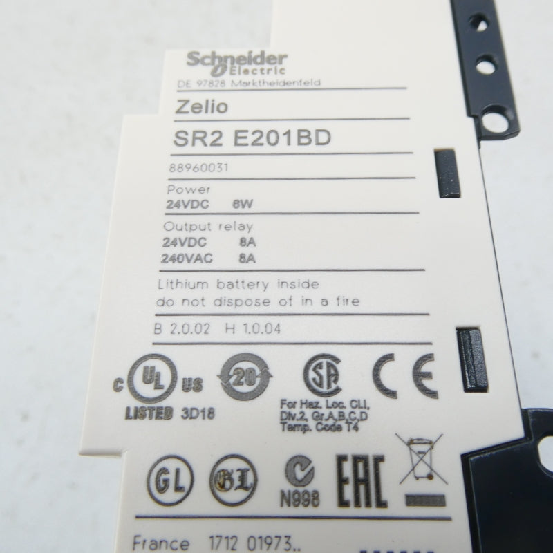 SCHNEIDER ELECTRIC SR2E201BD 24VDC NSMP