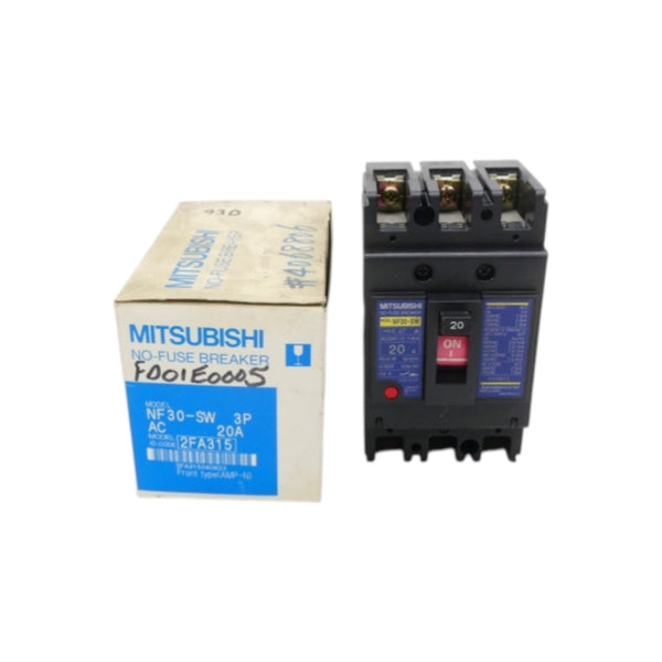 MITSUBISHI NF30-SW-3P-20A 600VAC 20A NSMP