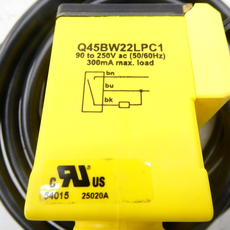 BANNER ENGINEERING Q45BW22LPC1 54015 90-250VAC NSMP