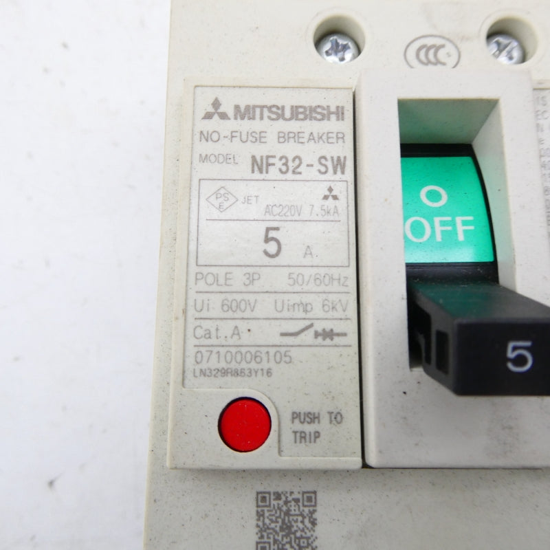 MITSUBISHI NF32-SW-3P-5A 600V 5A NSMP