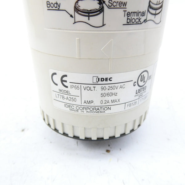 IDEC LT7B-A250 90-250VAC 0.2A NSMP