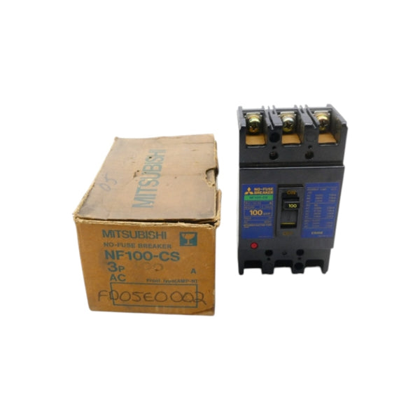 MITSUBISHI NF100-CS-3P-100A 600VAC 100A NSMP