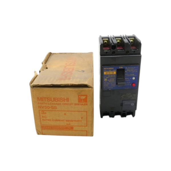 MITSUBISHI NV30-SS-3P-20A 100-200-415VAC 20A NSMP