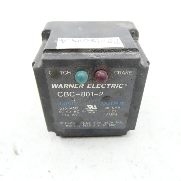WARNER ELECTRIC CBC-801-2 230VAC NSNP