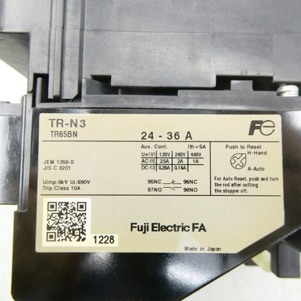 FUJI ELECTRIC TR-N3H 24-36A NSMP