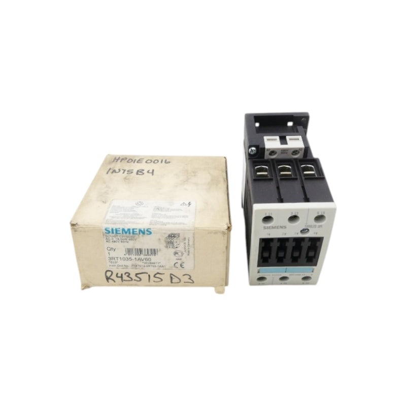 SIEMENS 3RT1035-1AV60 480V NSMP