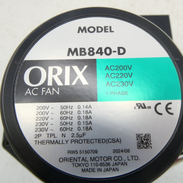 ORIENTAL MOTOR MB840-D 230V NSMP