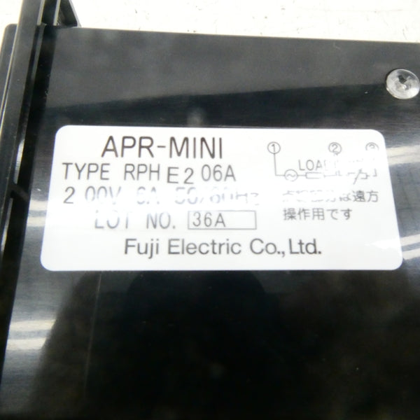 FUJI ELECTRIC APR-MINI RPHE206A 200V 6A NSNP