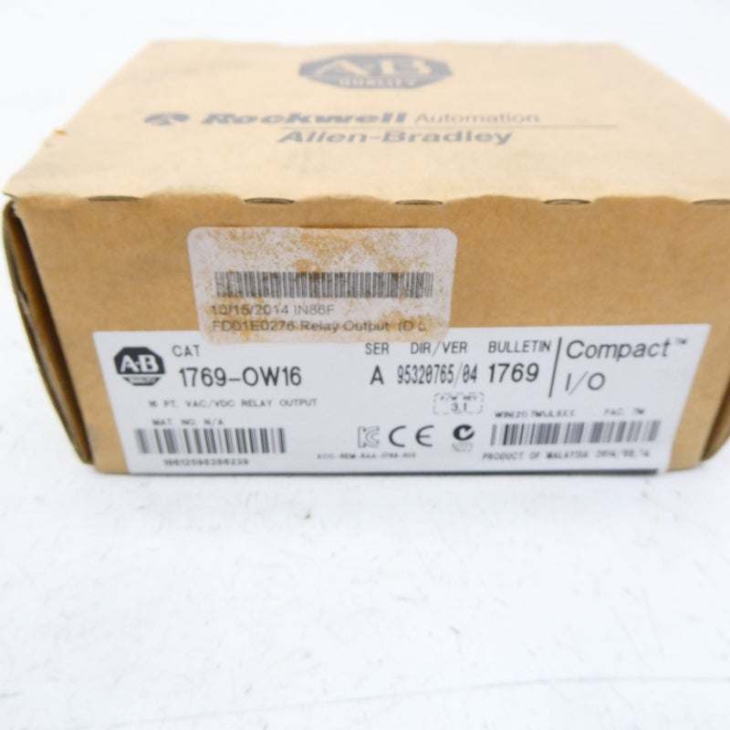 ALLEN BRADLEY 1769-OW16 SER. A F/W 3.1 DATE: 2014 NSFS