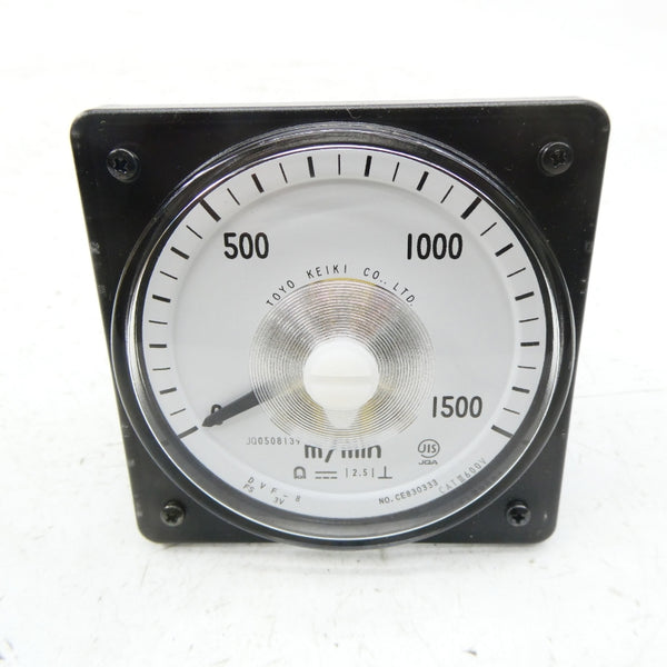 TOYO KEIKI JQ0508139 1500M/MIN NSNP