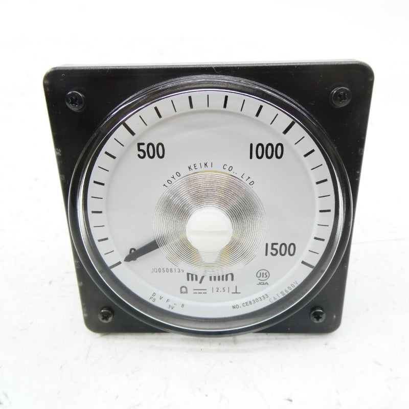 TOYO KEIKI JQ0508139 1500M/MIN NSNP