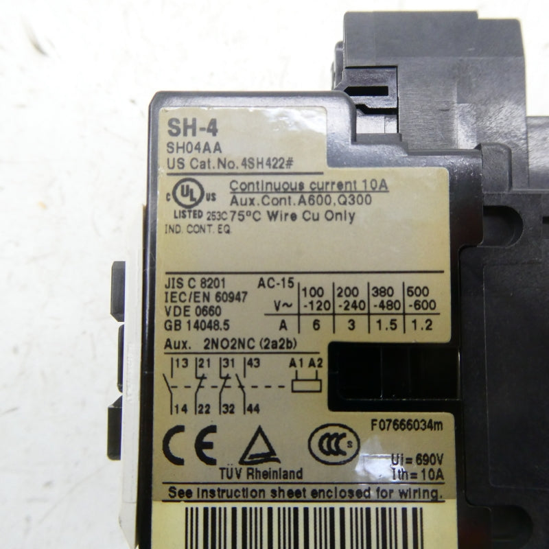 FUJI ELECTRIC 4SH4222 SH-4 200-220/220-240V NSNP