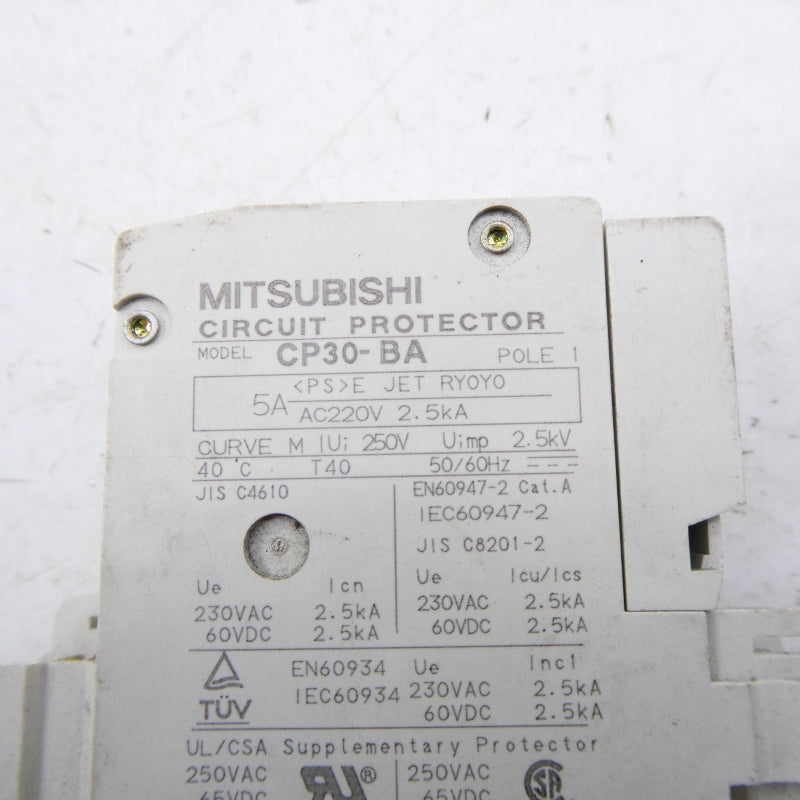 MITSUBISHI CP30-BA-1P-5A 250V 5A NSNP