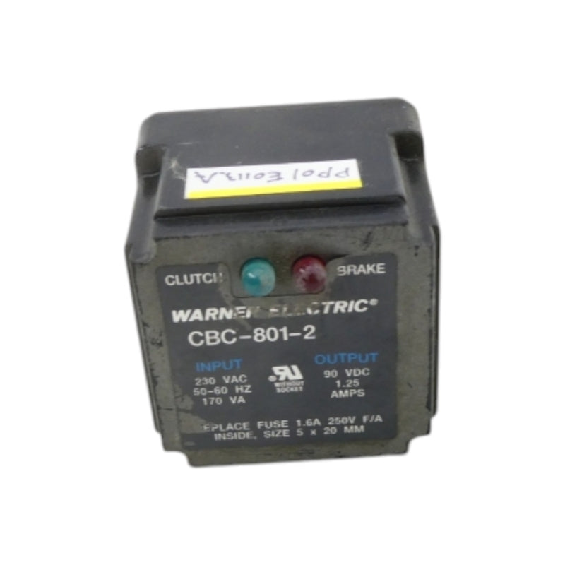 WARNER ELECTRIC CBC-801-2 230VAC NSNP