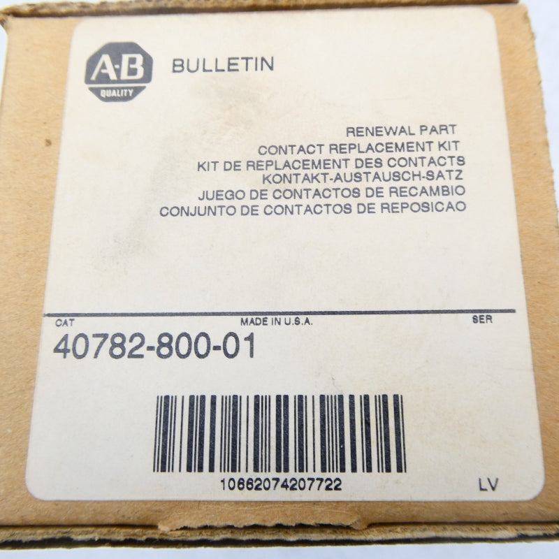 ALLEN BRADLEY 40782-800-01 NSMP