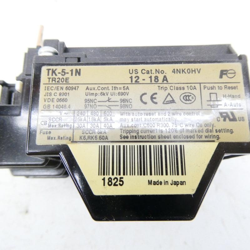 FUJI ELECTRIC TK-5-1N 12-18A NSMP