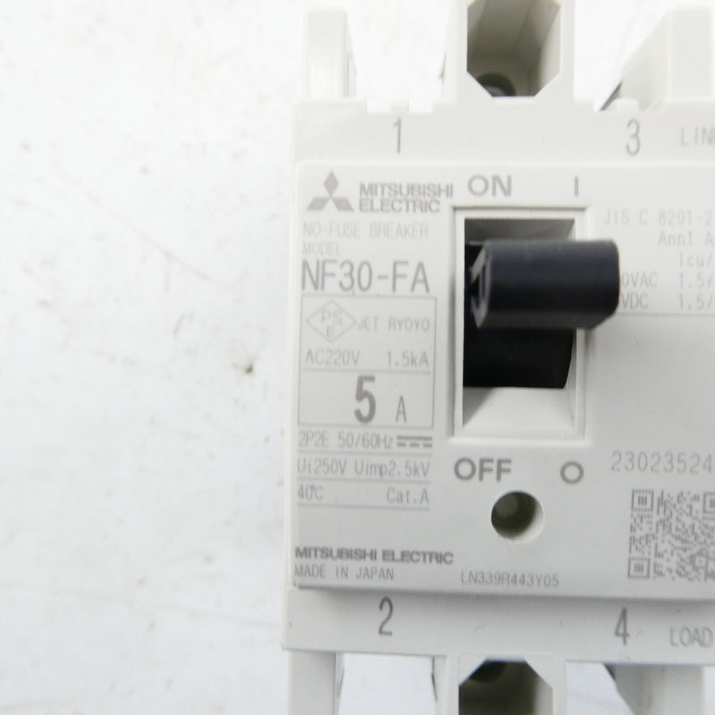 MITSUBISHI NF30-FA-2P-5A 250V 5A NSMP