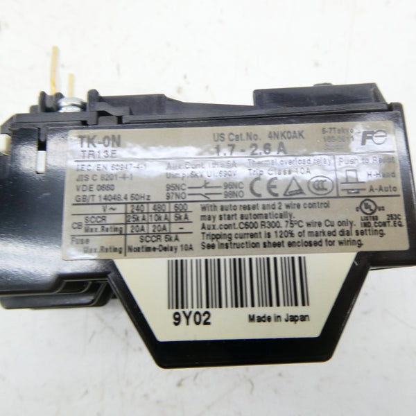 FUJI ELECTRIC TK-0N 1.7-2.6A NSMP