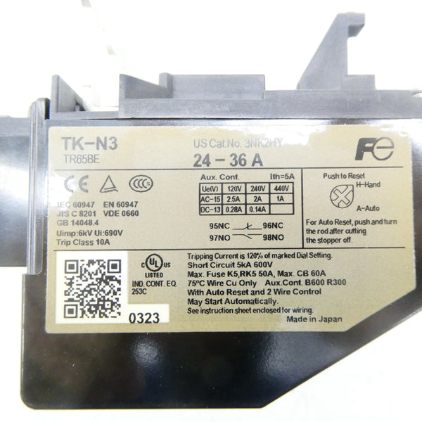 FUJI ELECTRIC TK-N3 690V 24-36A NSMP