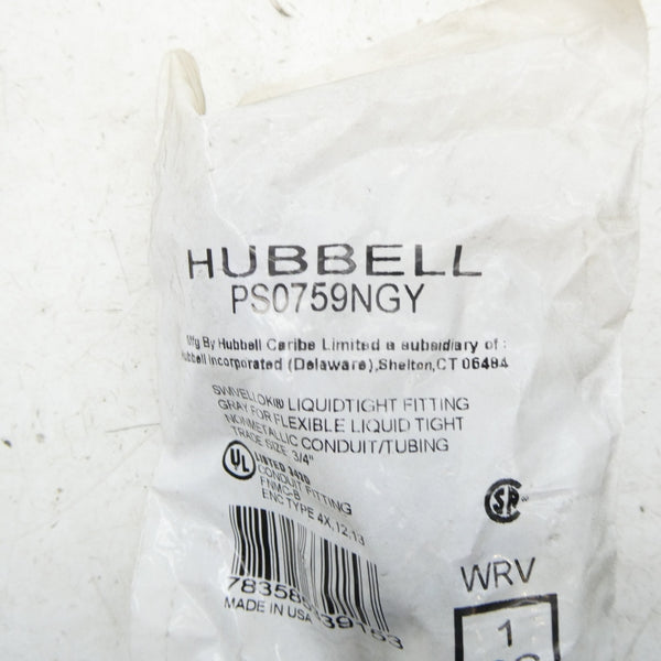 HUBBELL PS0759NGY (PKG OF 7) NSMP