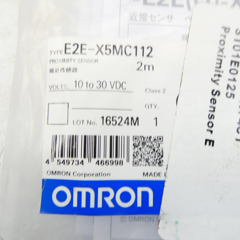 OMRON E2E-X5MC112 10-30VDC 2M NSMP