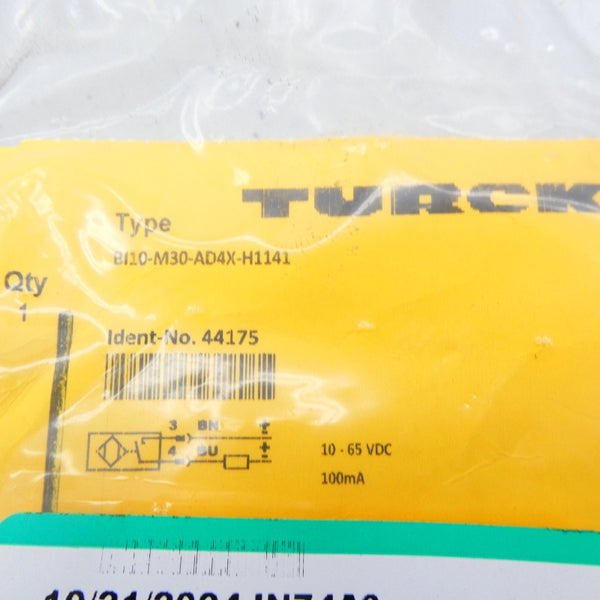 TURCK BI10-M30-AD4X-H1141 44175 10-65VDC NSMP