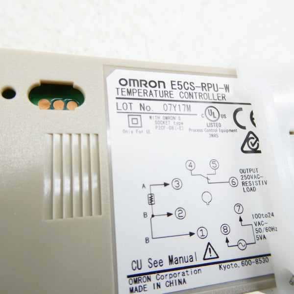 OMRON E5CS-RPU-W 100-240VAC NSMP