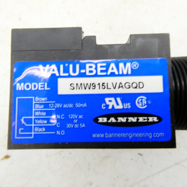 BANNER ENGINEERING SMW915LVAGQD 26173 18-28VAC/DC NSMP