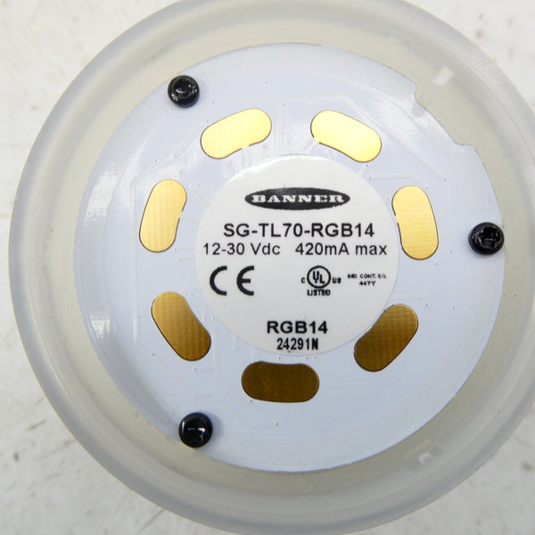 BANNER ENGINEERING SG-TL70-RGB14 803732 12-30VDC NSMP