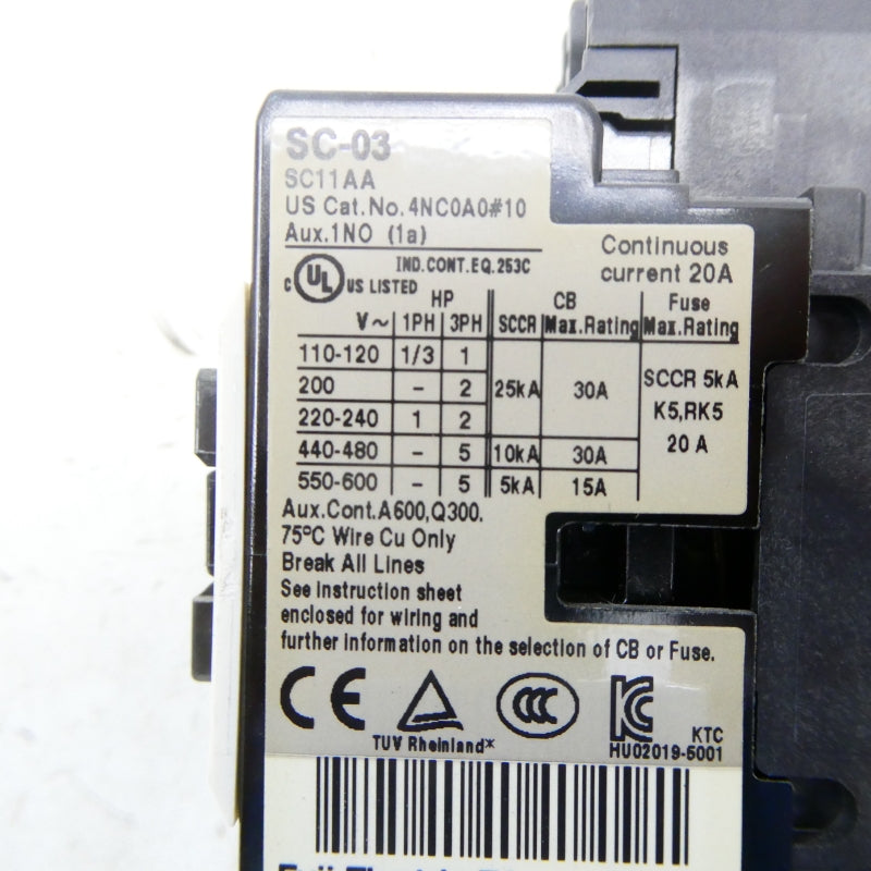 FUJI ELECTRIC 4NC0A0210 200-220/220-240V NSNP