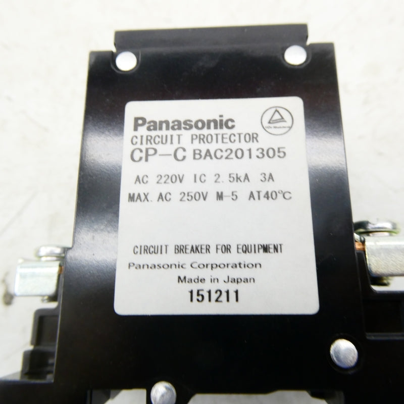 PANASONIC BAC201305 220VAC 3A NSNP