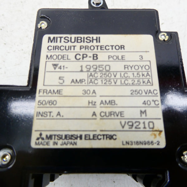 MITSUBISHI CP-B-3P-5A 250VAC 5A NSMP