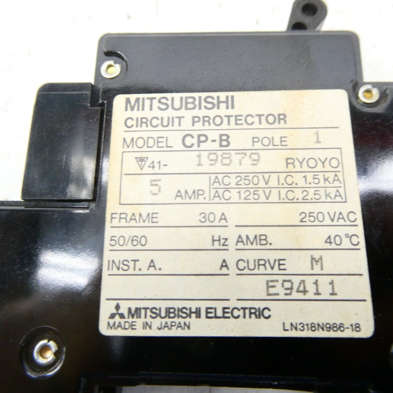 MITSUBISHI ELECTRIC CP-B-1P-5A  250VAC 5A NSMP