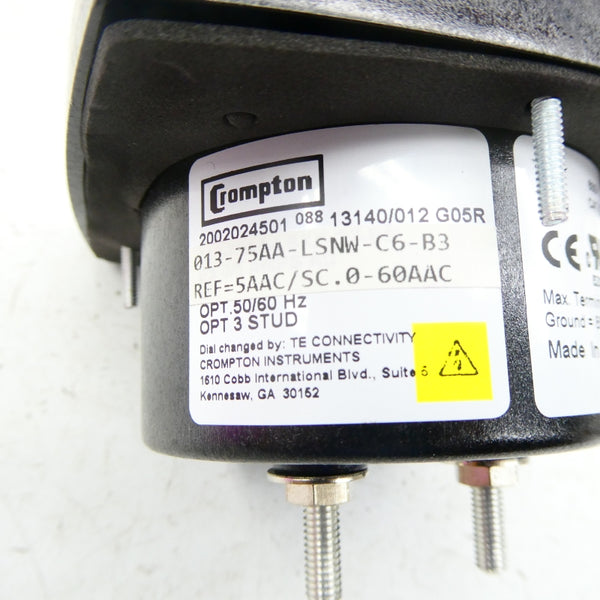 CROMPTON 013-75AA-LSNW-C6-B3-CMI 0-60ACA NSMP